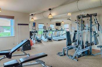 Fully equipped fitness center
