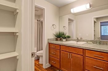 Maple cabinetry