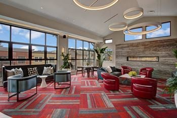 Rooftop lounge & firepits