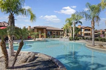 Arezzo apartments- pool and entertainment at arezzo apartments 