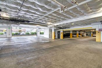 Controlled access parking garage