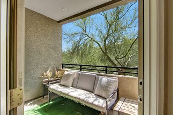 Aspire pinnacle peak apartments- spacious patio with great views 