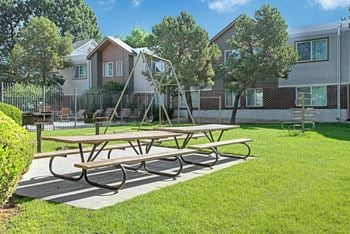 Austin park playground & picnic benches