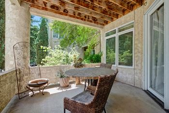 Cheyenne creek large furnished balcony