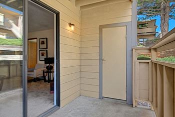 Grand view balcony with storage