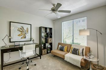 Ceiling fans in living room*