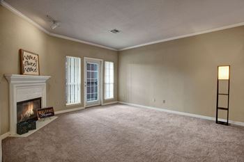 Fireplace in select homes