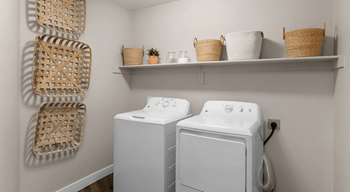 Washer and dryer