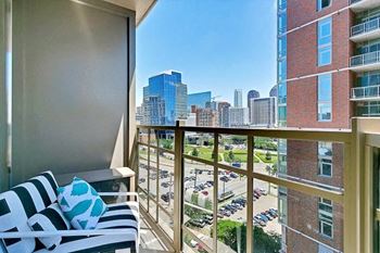 Private terraces with stunning downtown views*