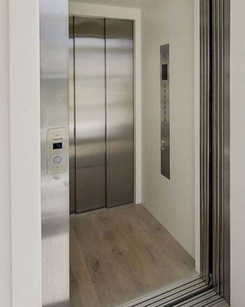 Elevators in building