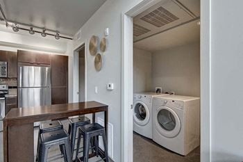 Full size front load washer & dryer