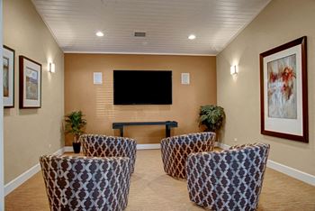 Retreat at austin bluffs media room with tv