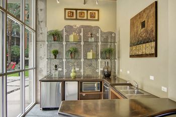 Reservable resident lounge