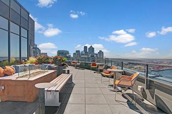 Rooftop lounge