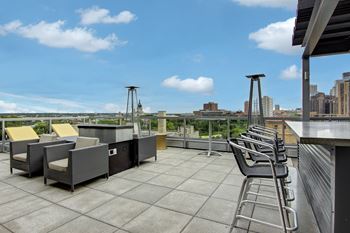 Rooftop lounge