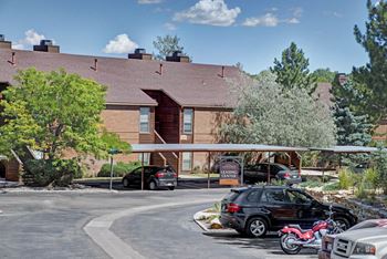 Windtree parking outside building