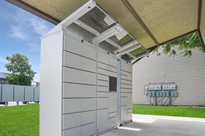 Brownsville apartment for rent - Package lockers for resident deliveries – Borders Apartments Brownsville TX