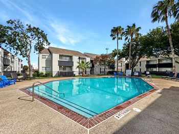 Glistening swimming pool
