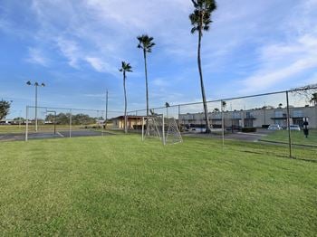 Outdoor soccer field