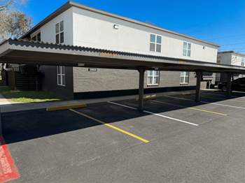 Ample covered parking