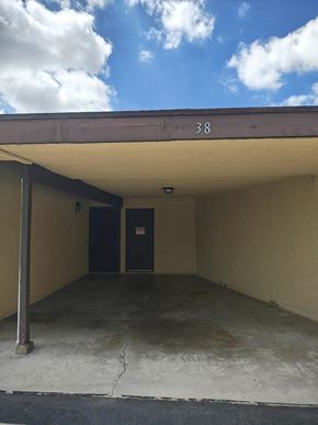 Yucaipa apartment for rent - A building with the number 38 on the top of it.