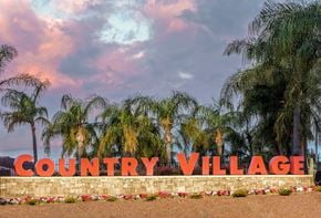Jurupa Valley apartment for rent - Country Village Property Sign at Country Village Apartments, Jurupa Valley, CA 91752