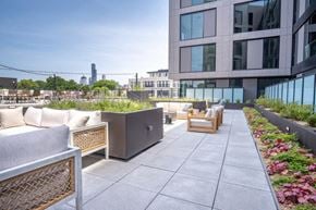 Chicago apartment for rent - Roof Lounge at the Rosie apartments in Pilsen at 1461 S Blue Island Ave