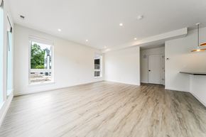 Westlake apartment for rent - A spacious room with wooden flooring and white walls at Westwood Meadows, Westlake, OH, 44145