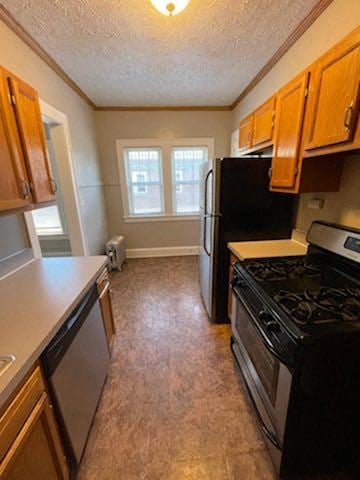 Cleveland apartment for rent - a kitchen with a stove and a refrigerator