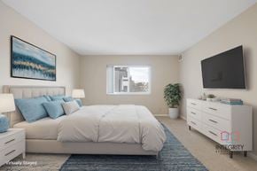 Beachwood apartment for rent - Furnished master bedroom.at Atrium in The Village, Ohio