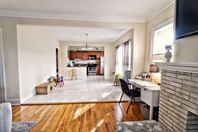 Cleveland apartment for rent - the living room and kitchen of a small apartment