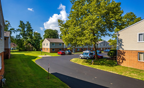 Mentor-On-The-Lake apartment for rent - the view of a neighborhood with houses and cars parked on the street