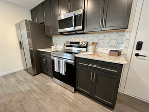 Cleveland Heights apartment for rent - Designer Kitchens at Reserve Overlook Apartments, Integrity Realty, Ohio