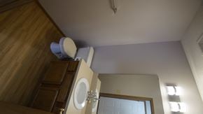 Wadsworth townhouse for rent - a bathroom with a urinal and a toilet in it