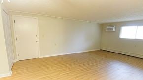 Berea apartment for rent - A room with a white door and a window.