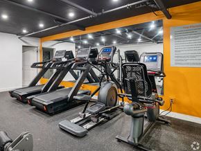 Los Angeles apartment for rent - On-site fitness center with treadmills and weight machines.