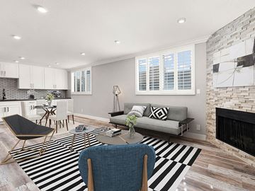 Los Angeles apartment for rent - a living room with a couch and a table