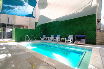 Beautiful pool and 15 person jacuzzi