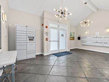 Secure lockers for receiving packages