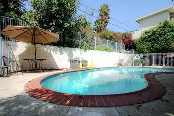Beautiful large pool & private lounging