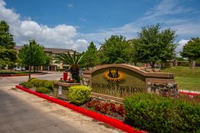 San Antonio apartment for rent - The sign for the entrance to the Meridian Park community.