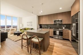 New Rochelle apartment for rent - Two Clinton Park Kitchen and Living Room