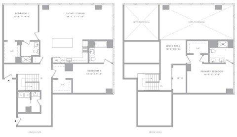 Floor plan for 3 beds, 3 baths, 2113 sqft