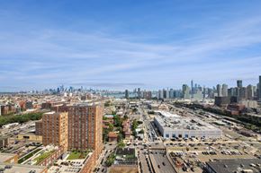 Jersey City apartment for rent - View of Jersey City and NYC from the roof top