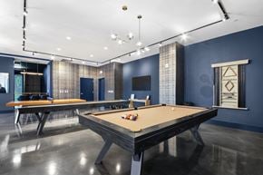 Jersey City apartment for rent - Game room with billiards and table games
