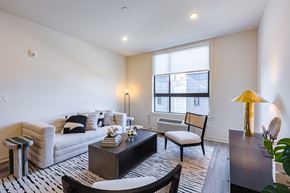 Carteret apartment for rent - Living Room with Oversized Windows at The Botanic, Carteret, 07008