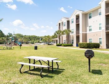 Picnic area with grill