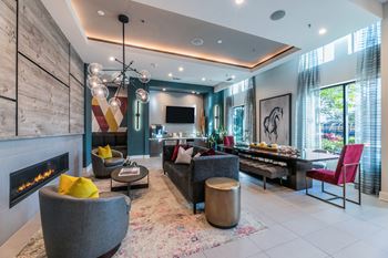 Vibrant residents lounge