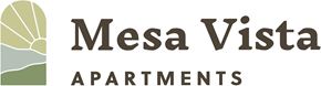 Costa Mesa apartment for rent - The image is a logo for Mesa Vista Apartments.