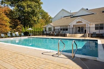 Outdoor heated saltwater pool